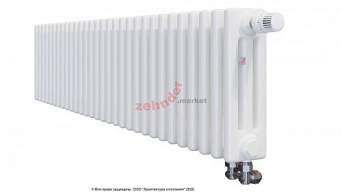 Радиатор Zehnder Charleston Completto CH 3030/30 V001 ½ RAL 9016