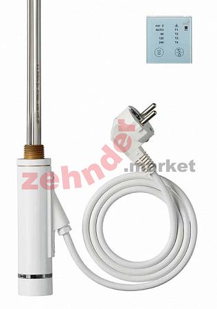 Электрический полотенцесушитель Zehnder Yucca YSE-130-080/GD RAL 9016 белый