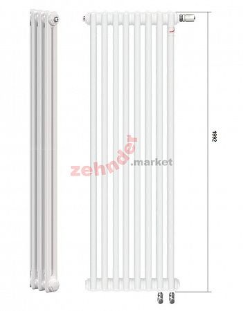 Радиатор Zehnder Charleston Completto CH 2200/06 V001 ½  RAL 9016