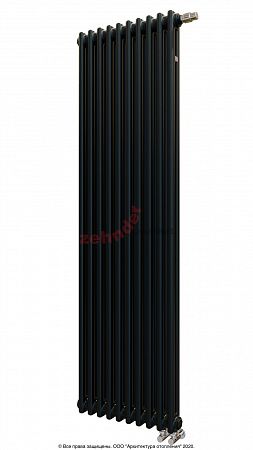 Радиатор Zehnder Charleston Completto CH 2180/10 V001 ½ RAL 9217 matt Чёрный