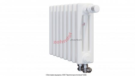 Радиатор Zehnder Charleston Completto CH 3030/08 V001 ½ RAL 9016