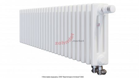 Радиатор Zehnder Charleston Completto CH 3030/26 V001 ½ RAL 9016