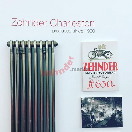 Радиатор Zehnder Charleston CH 2180/12 1270 ¾ Technoline 0325 TL