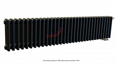 Радиатор Zehnder Charleston Completto CH 3030/32 V001 ½ RAL 9217 matt цвет Черный
