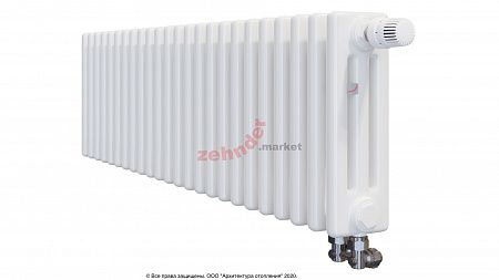 Радиатор Zehnder Charleston Completto CH 3030/24 V001 ½ RAL 9016